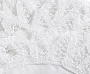 Pack of Handmade Batten Lace Doilies - White (6" or 8")