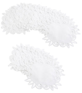 Pack of Handmade Batten Lace Doilies - White (6" or 8")