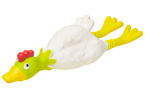 Petface Squeaky Latex Chicken Toy (Small or Large)