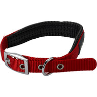 Petface Extra Large Padded Nylon Dog / Puppy Collar - Red