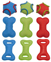 Load image into Gallery viewer, Petface Tough Textured Toys - Ball Bone or Tugger (3 Colours)