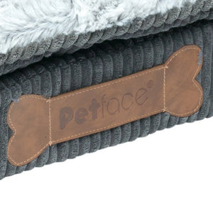 Petface Ultimate Luxury Memory Foam Dog Bed - Grey (3 Sizes)