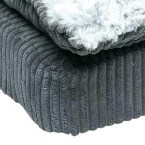 Petface Ultimate Luxury Memory Foam Dog Bed - Grey (3 Sizes)
