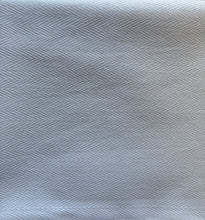 Load image into Gallery viewer, 100% Cotton Herringbone Weave Feather Pillow Tick 20" x 28" (White)
