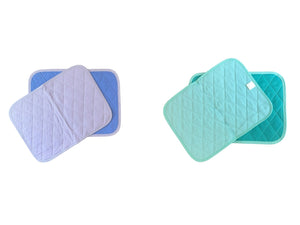 Contrast Quilted Kitchen Dining Table Protector 4 Pack of Placemats 38cm x 28cm (2 Colours)