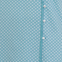 Load image into Gallery viewer, Ladies Combed Cotton Polka Dot Pyjamas S - XL (Aqua or Pink)