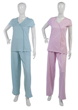 Load image into Gallery viewer, Ladies Combed Cotton Polka Dot Pyjamas S - XL (Aqua or Pink)