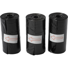 Load image into Gallery viewer, Pack of 15 Dog Poo Bag Rolls Strong Black Pet Waste Bags