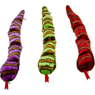 Petface Crinkle & Squeak Plush Snake (70cm or 115cm)