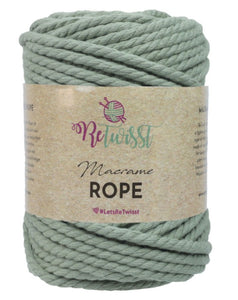 Retwisst Macrame Twisted Rope - 5mm 500g (4 Shades)