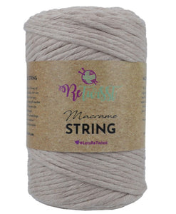 Retwisst Macrame String - 3mm Single Twist 500g (4 Shades)