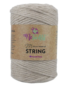 Retwisst Macrame String - 5mm Single Twist 500g (4 Shades)