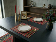 Load image into Gallery viewer, Tartan Placemats Pack of 4 Cotton Check Table Mats 4 Designs