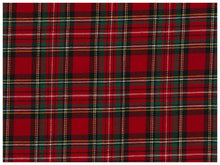 Load image into Gallery viewer, Pack of 4 Made To Order Tartan Cotton Napkins 18 x 18 (Various Colours)