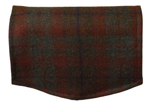 Harris Tweed Check Round Arm Caps or Chair Backs (Various Colours)