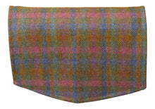 Load image into Gallery viewer, Harris Tweed Check Round Arm Caps or Chair Backs (Various Colours)