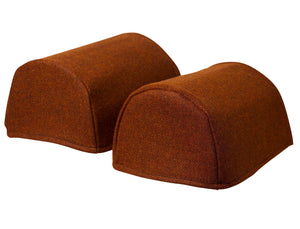 Harris Tweed Plain Standard Round Arm Caps or Chair Backs (Various Colours)