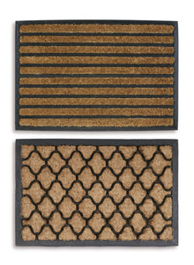 Sherpa Rubber & Coir Scraper Mats (Striped or Tile)