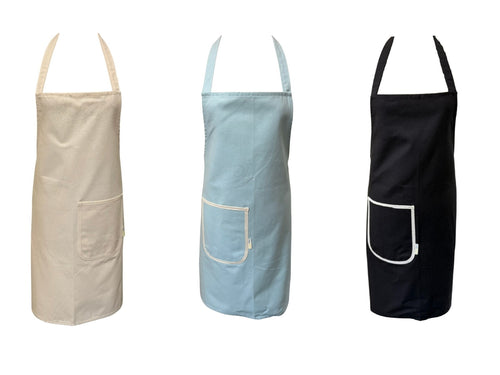 Cotton Apron with Hip Pocket 24” x 31” (3 Colours)