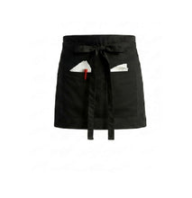 Load image into Gallery viewer, Pack of 5 Black Polycotton Waist Aprons with Pocket (3 Lengths)
