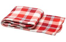 Load image into Gallery viewer, Soft Polar Fleece Checked Blankets - 127cm x 152cm (Various Colours)