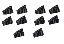 Load image into Gallery viewer, Navy Blue &amp; White Striped Cotton Chef Hats (Packs of 1, 5, 10)