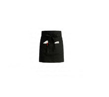 Load image into Gallery viewer, Pack of 5 Black Polycotton Waist Aprons with Pocket (3 Lengths)
