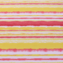 Load image into Gallery viewer, Striped Table Runner Water &amp; Fade Resistant Red 14" x 108"