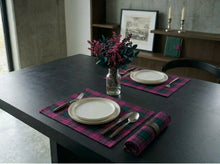 Load image into Gallery viewer, Pack of 4 Made To Order Tartan Placemats 16 x 13 (Various Colours)
