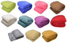 Load image into Gallery viewer, Super Soft Teddy Fleece Blanket - 130cm x 180cm (Various Colours)