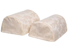 Load image into Gallery viewer, Decorative Pair of Cotton Damask Arm Caps or Chair Back (3 Colours)
