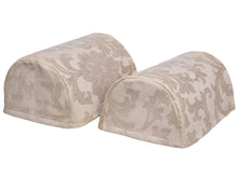 Load image into Gallery viewer, Decorative Pair of Cotton Damask Arm Caps or Chair Back (3 Colours)