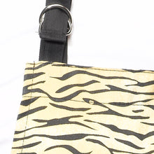 Load image into Gallery viewer, Tiger Print Bib Apron &amp; Gauntlet or Double Oven Glove Set