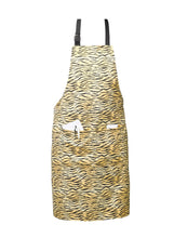 Load image into Gallery viewer, Tiger Print Bib Apron with Pocket 28" x 36" Pack of 1, 5 or 10