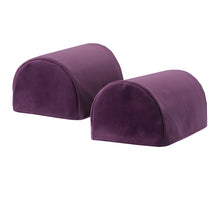 Load image into Gallery viewer, Luxury Velvet Round Arm Caps or Chair Backs