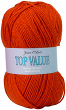 Load image into Gallery viewer, James Brett Top Value DK Double Knitting Yarn 100g Ball (Various Shades)