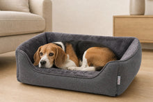 Load image into Gallery viewer, Gor Pets Ultima Fabric &amp; Faux Fur Square Bed (8 Colours)