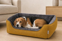 Load image into Gallery viewer, Gor Pets Ultima Fabric &amp; Faux Fur Square Bed (8 Colours)