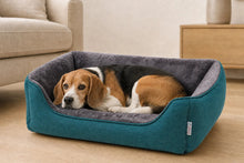 Load image into Gallery viewer, Gor Pets Ultima Fabric &amp; Faux Fur Square Bed (8 Colours)