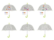 Fallen Fruits Kids Colour Your Own Umbrella – Jungle, Flower & Butterfly or Bird Design