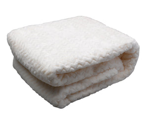 Velosso Moda Soft Chevron Fleece Blanket (5 Colours)