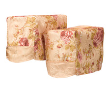 Load image into Gallery viewer, Versailles Floral Jacquard Arm Caps &amp; Chair Backs with Braided Trim