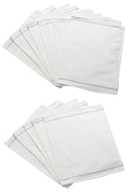 Load image into Gallery viewer, White Waiter/Waitress Cotton Cloth with Blue Stripe Detail (Various Quantities)