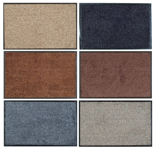 Washamat Washable Anti-Slip Door Mat (Various Colours & Sizes)