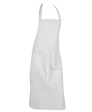 Load image into Gallery viewer, Professional 100% Polyester White Bib Apron - No Pocket (Pack of 1 or 5)