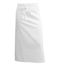 Load image into Gallery viewer, Pack of 5 White Polycotton Waist Aprons (3 Lengths)