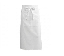 Load image into Gallery viewer, Pack of 5 White Polycotton Waist Aprons with Pocket (3 Lengths)