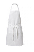 Load image into Gallery viewer, White Linen/Cotton Bib Apron with Pocket 24" x 31" (Multipack of 1, 5 or 10)