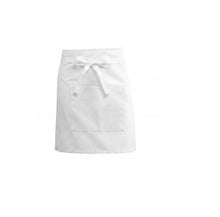 Load image into Gallery viewer, Pack of 5 White Polycotton Waist Aprons with Pocket (3 Lengths)