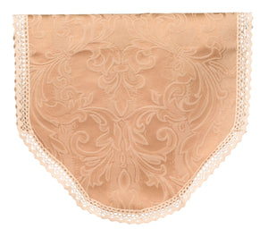 Windsor Floral Jacquard Arm Caps & Chair Backs with Lace Trim